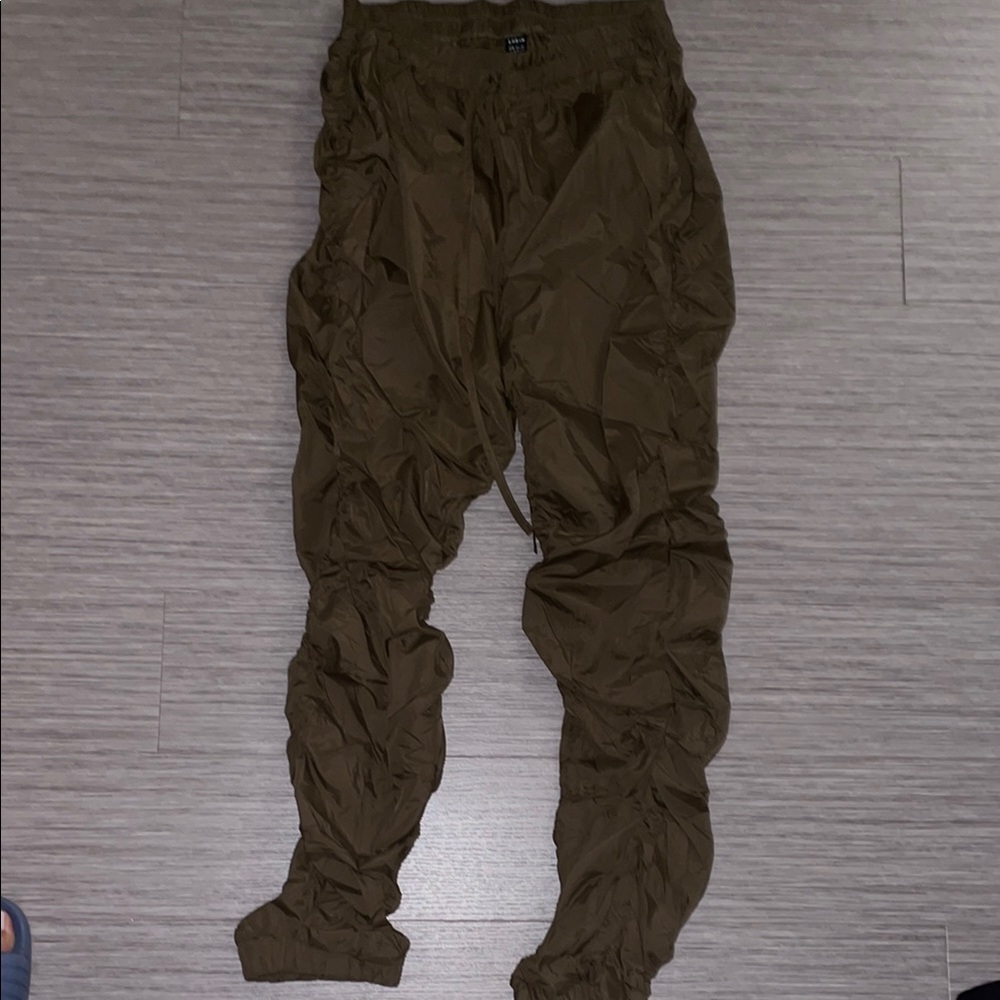 SHEIN Brown Track Pants Relaxed Fit Joggers